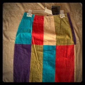 Adrienne Landau Patchwork skirt